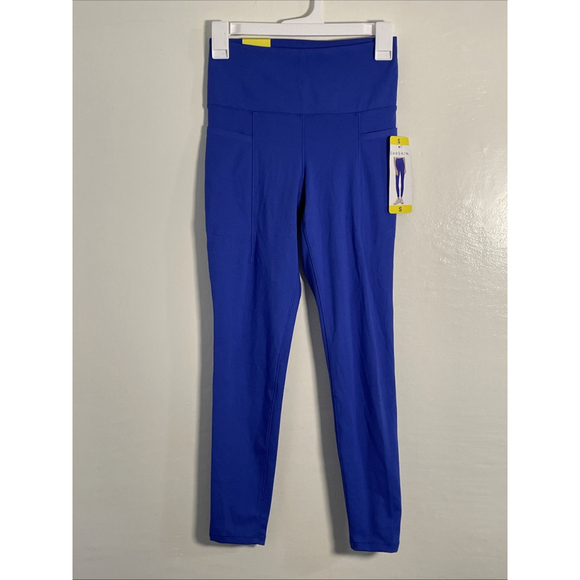 Danskin Women's Lightweight Active 7/8 Legging, Dazzling Blue, Size S New - Picture 3 of 7